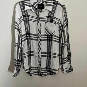 Rails Monochrome Checkered Shirt